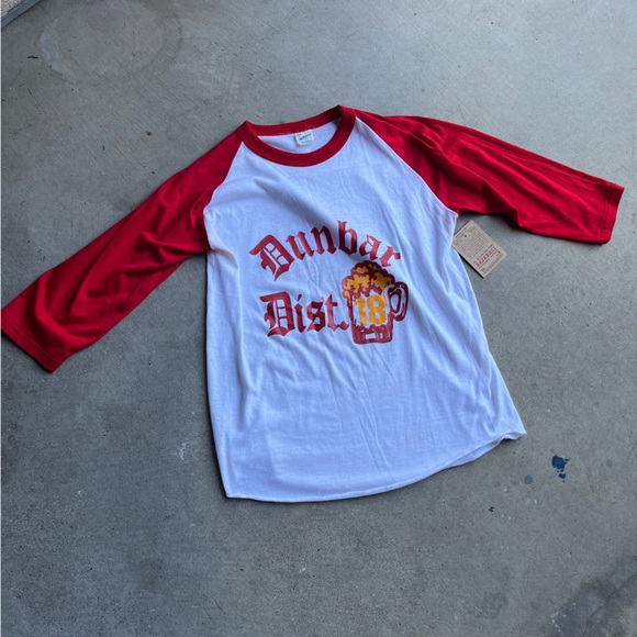 'Dunbar Dist.’ Miller Lite Vintage cropped tee - Picture 2 of 5